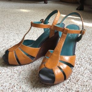 Emma Pink “Liana” Wedge Sandal